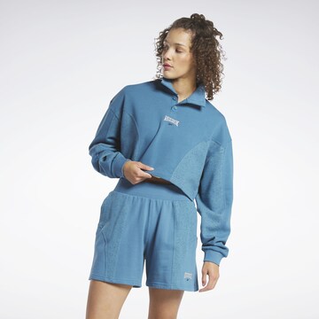 Reebok - Sweatshirt 'Varsity' em azul: frente