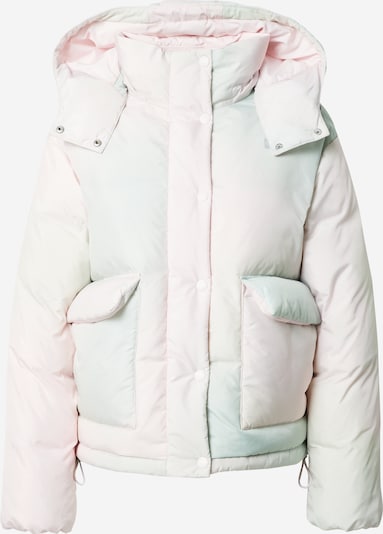 LEVI'S ® Vinterjakke 'Luna Core Puffer Short' i pastelblå / pastelpink, Produktvisning