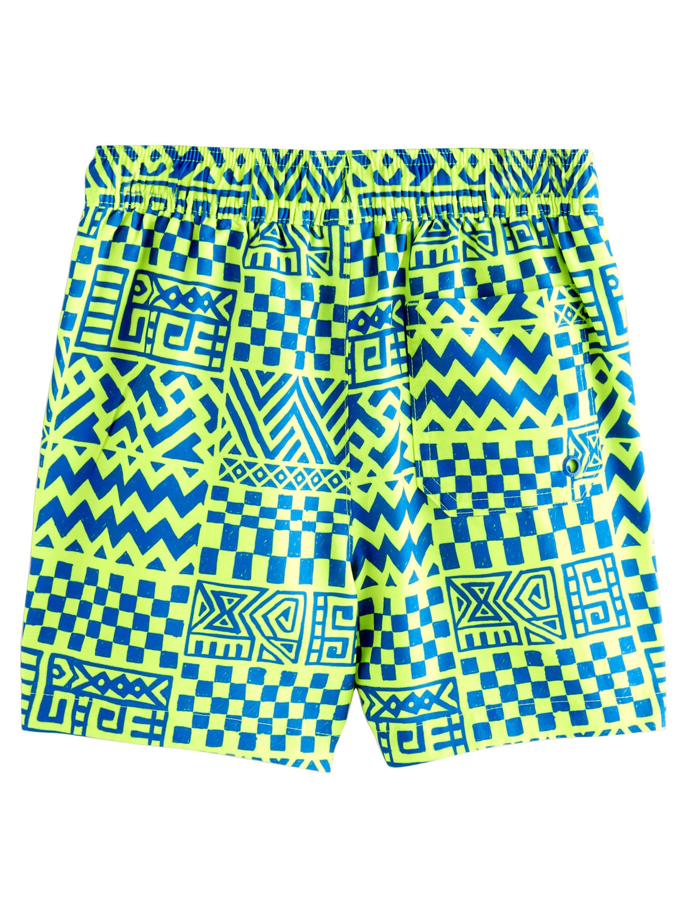 Next Badeshorts mit Print Regular Fit in Blau