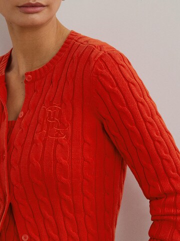Lauren Ralph Lauren Knit cardigan in Orange