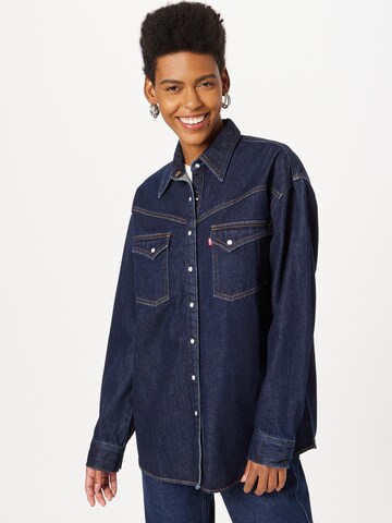 LEVI'S ® Блуза 'Dorsey XL Western' в синьо: отпред