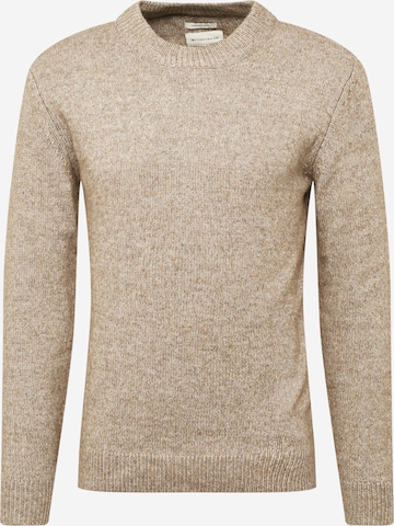 TOM TAILOR Sweater in Beige: front