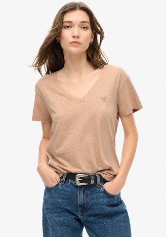 T-shirt 'Studios' Superdry en gris : devant