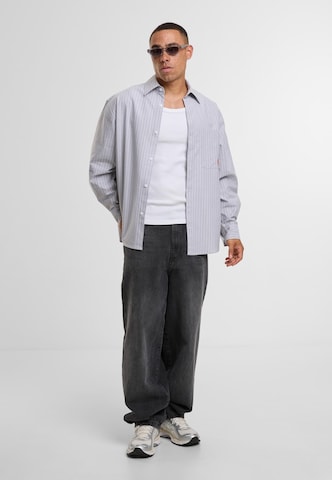 Comfort fit Camicia 'Yankees' di Another Cotton Lab in grigio