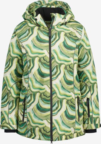 Ulla Popken Performance Jacket in Green: front