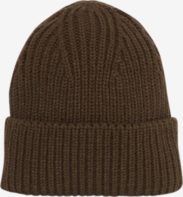 ICHI Beanie in Brown: front