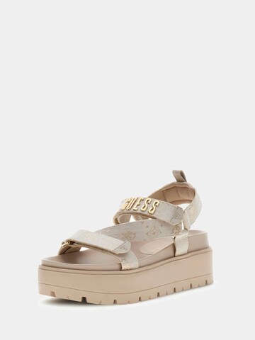 GUESS Sandals 'Fetta' in Beige