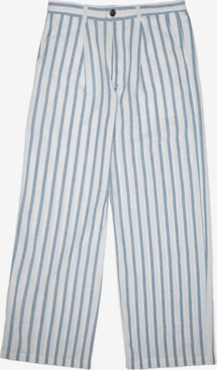 Klostuotos kelnės iš Prohibited, spalva – kremo / mėlyna, Prekių apžvalga