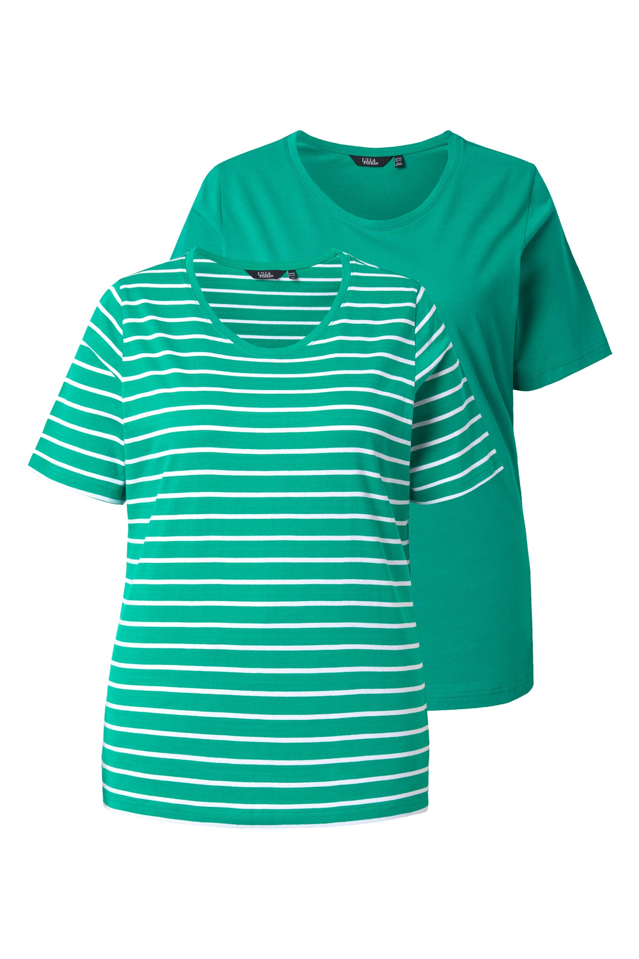 Ulla Popken Shirt in Groen: voorkant