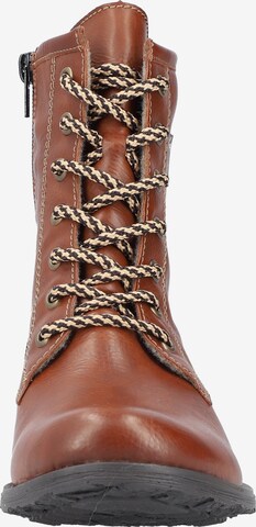 Rieker Lace-up bootie in Brown