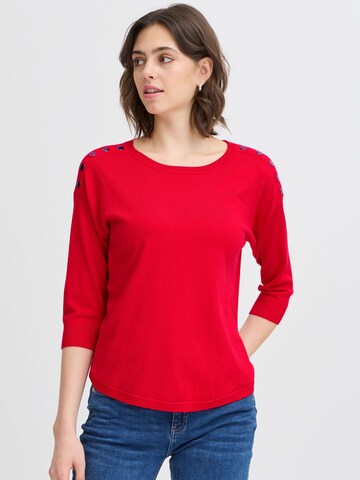 Fransa - Camiseta ' FRZUBASIC 114 Pullover' en rojo