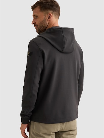 PME Legend Tussenjas 'Sweat cardigan with hood and zipper closure' in Grijs