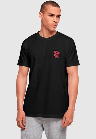 T-Shirt 'Tom And Jerry - Collegiate' ABSOLUTE CULT en noir : devant