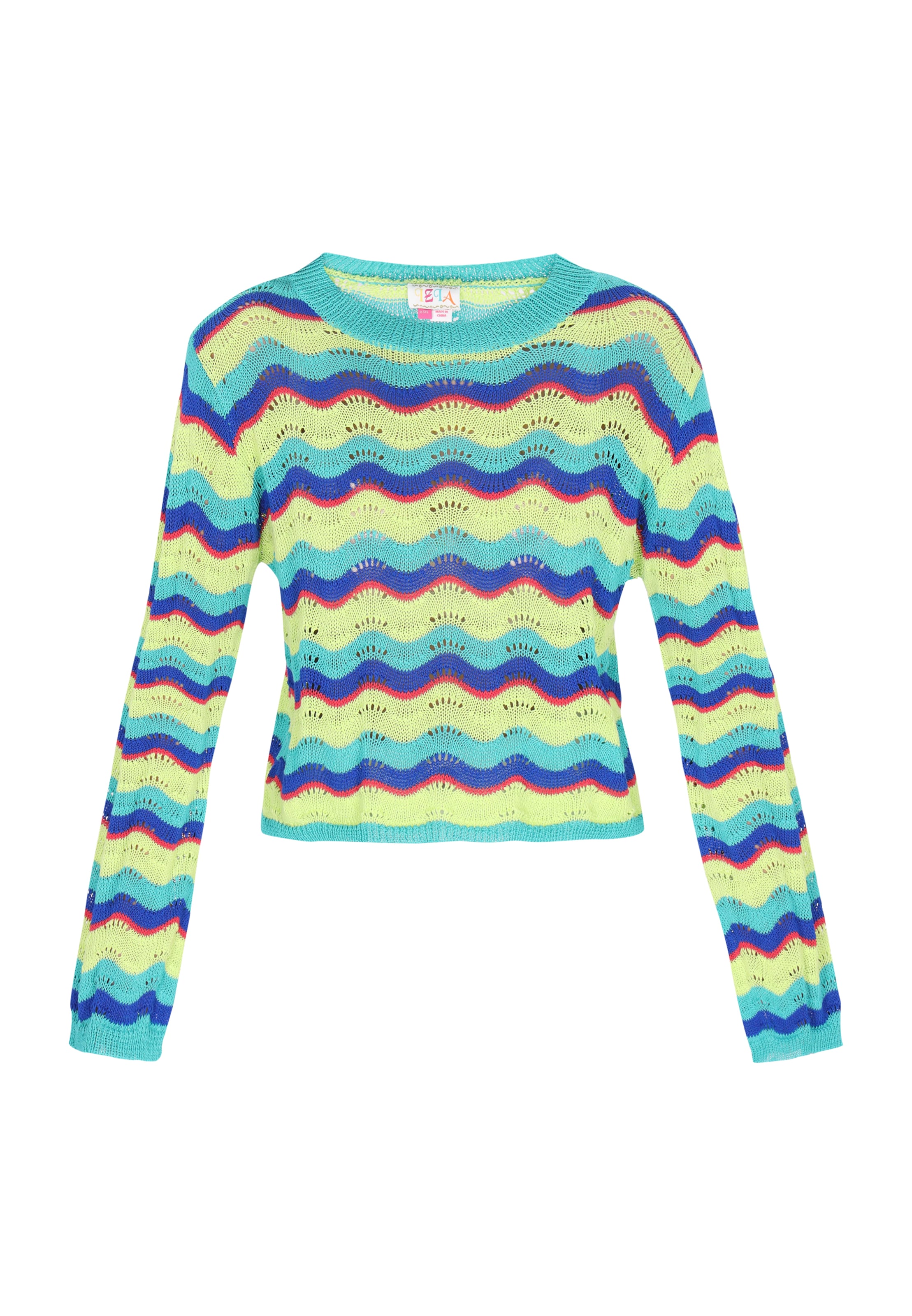 IZIA Trui in Groen: voorkant
