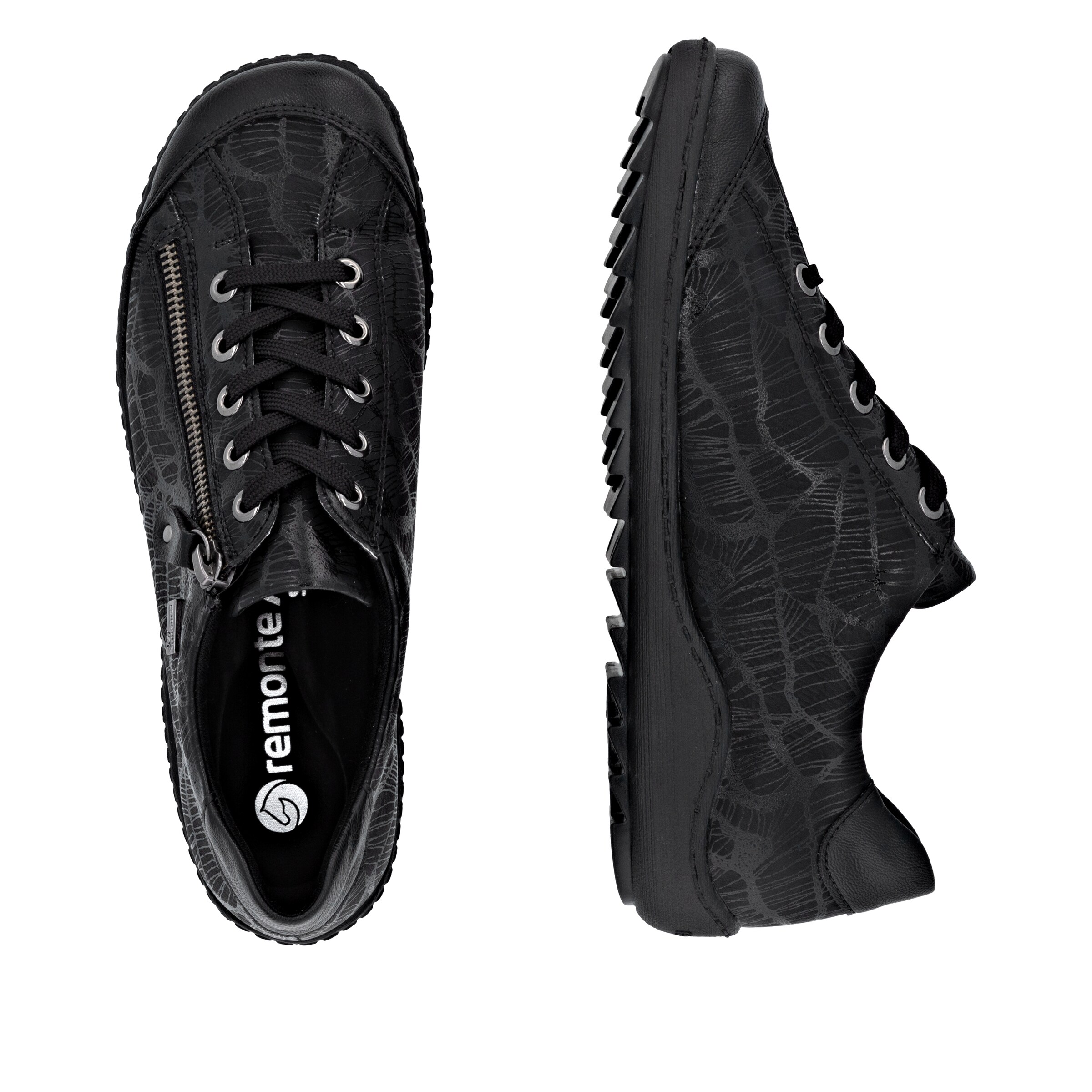 REMONTE Lace-Up Shoes in Black