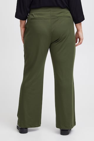 Fransa Curve Flared Pants in Green