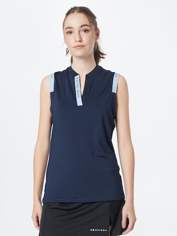 Röhnisch Sports Top 'Abby' in Blue: front