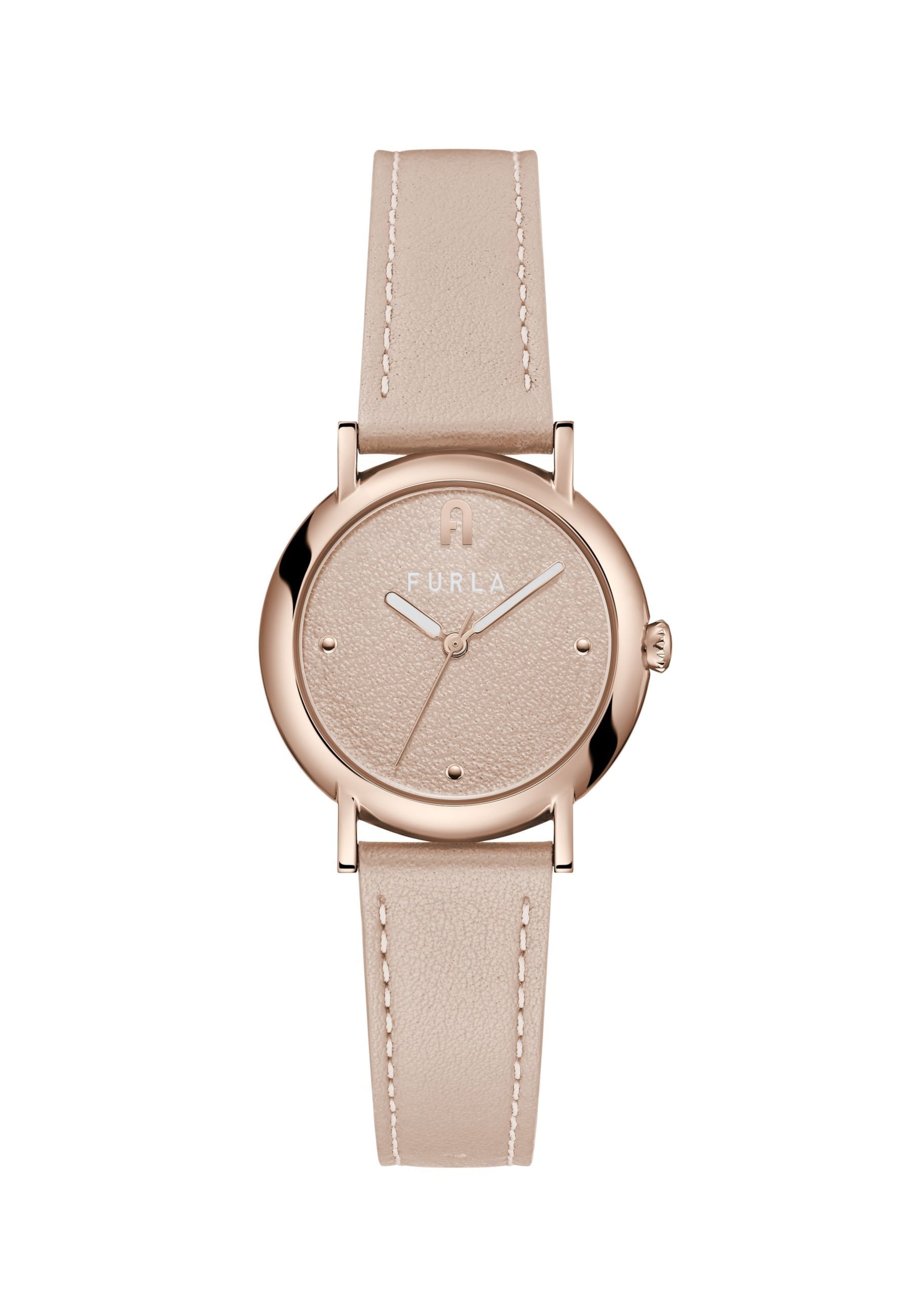 FURLA Analog watch 'Easy Shape' in Gold: front