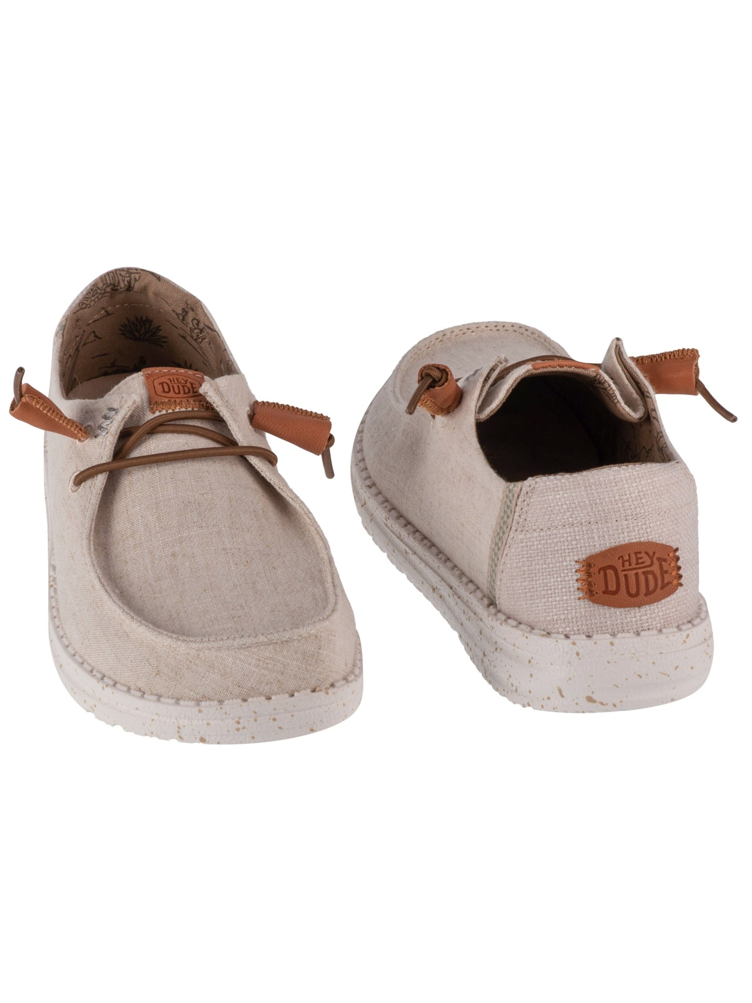 HEY DUDE Moccasin 'Hey Dude Wendy Washed' in Beige