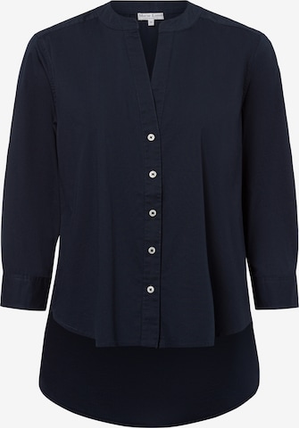 Marie Lund Bluse in Blau: Vorderseite
