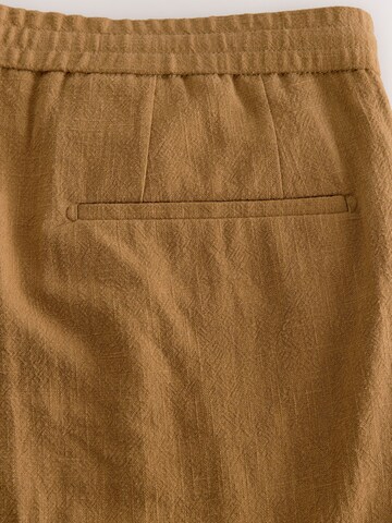 Next Regular Pleated Pants in Brown