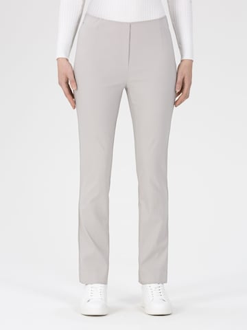 STEHMANN Regular Pants 'Ina' in Grey: front