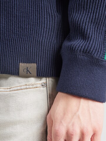 Calvin Klein Jeans Kampsun, värv sinine