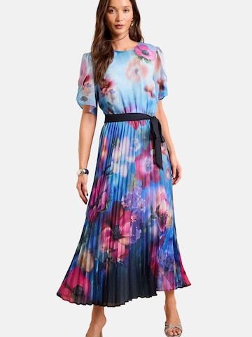 Robe love & roses en bleu : devant