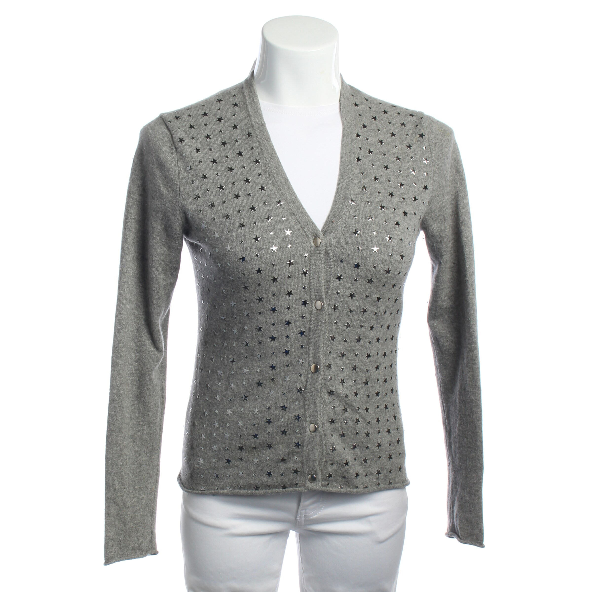 Allude Sweater & Cardigan in M in Grey: front