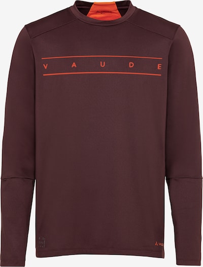 VAUDE Functioneel shirt 'Qimsa' in de kleur Wijnrood / Oranjerood, Productweergave