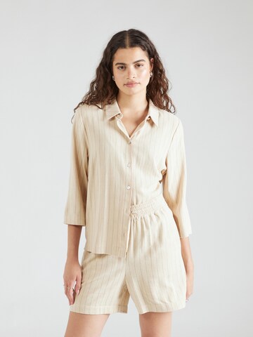 NÜMPH Blouse 'MAYANN' in Beige: front