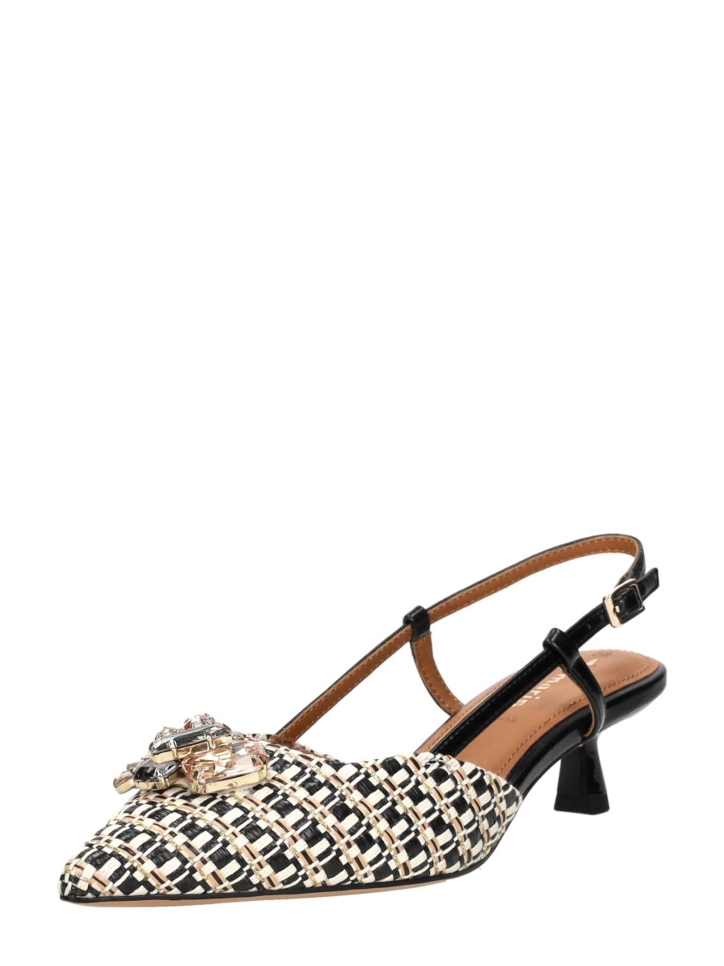 Tamaris Slingpumps in Zwart: voorkant