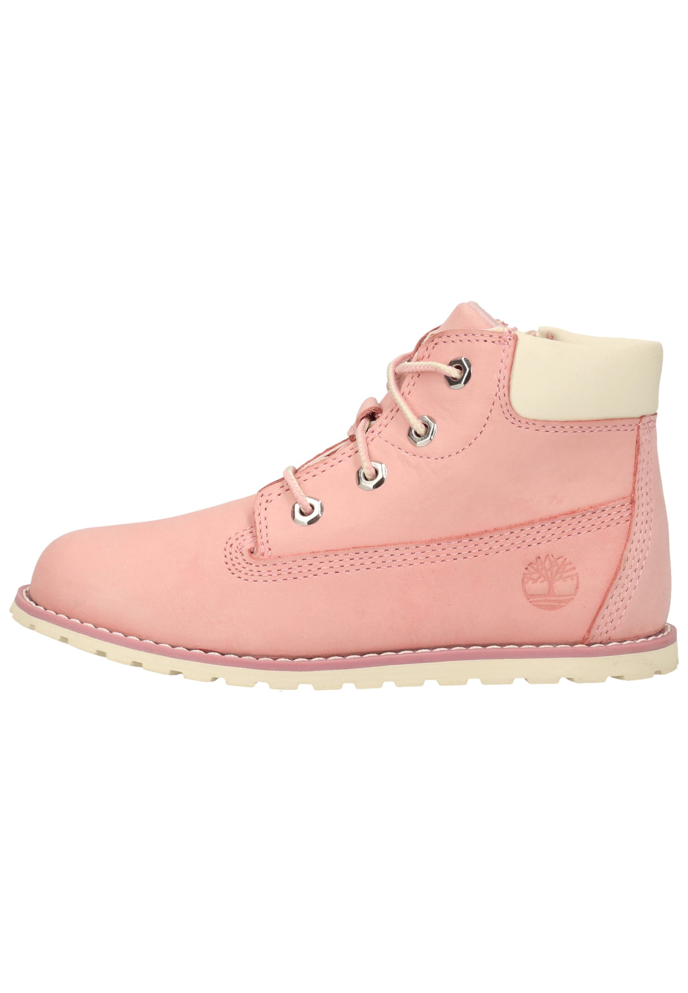 TIMBERLAND Ботуши 'Pokey Pine' в розово: отпред