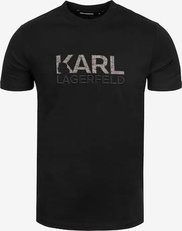 T-Shirt '755038' Karl Lagerfeld en noir : devant