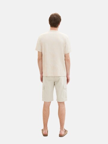 TOM TAILOR Regular Cargobroek in Beige