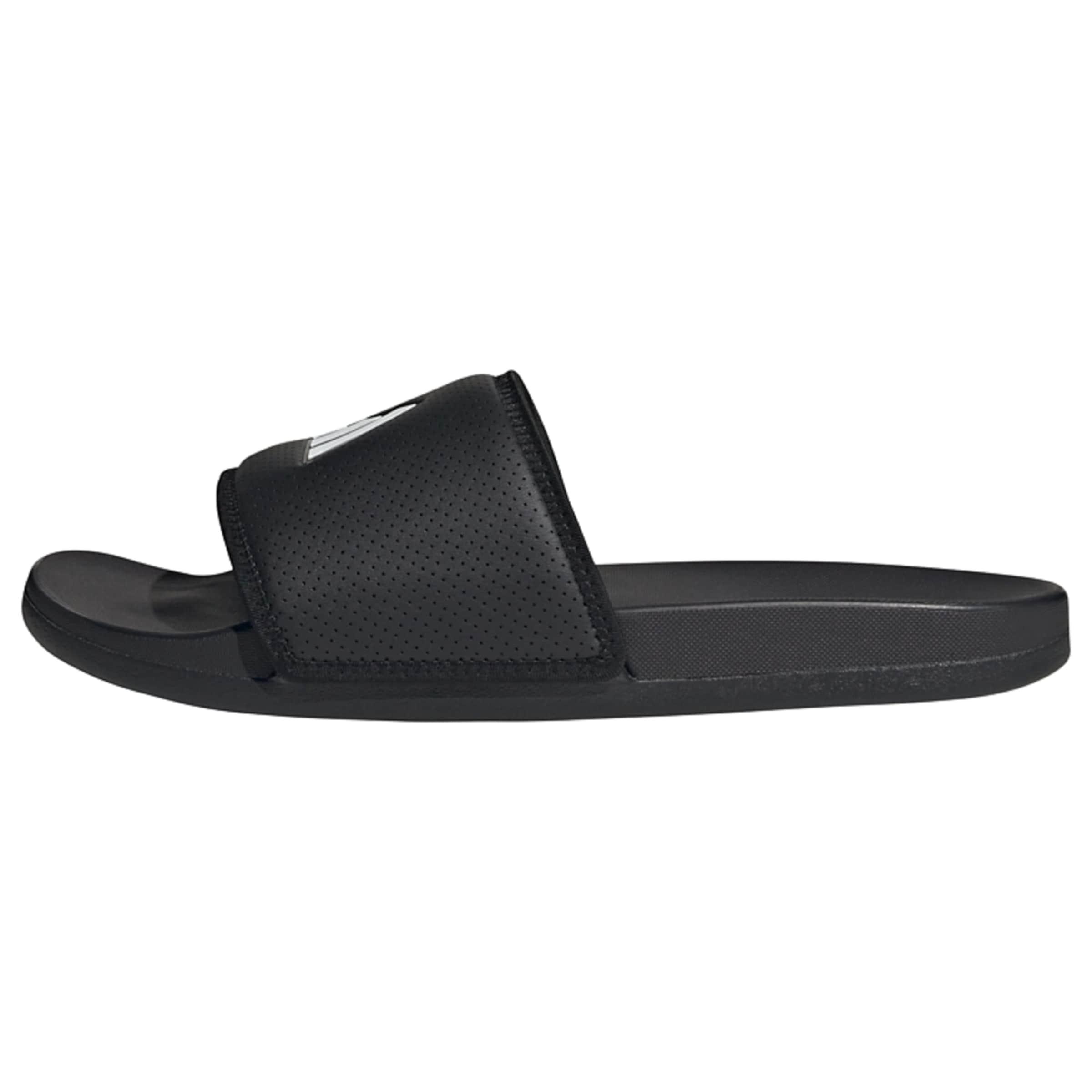 Flip-flops 'Adilette' de la ADIDAS SPORTSWEAR pe negru: față