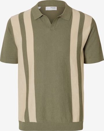 SELECTED Bluser & t-shirts 'SLHMattis' i grøn: forside
