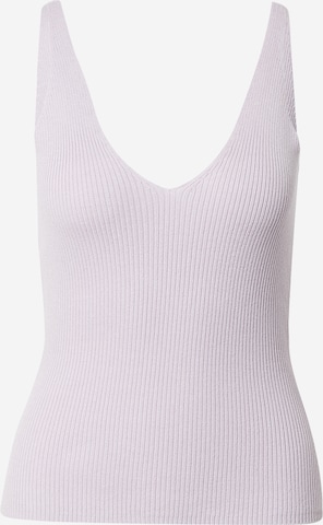 Urban Classics Gebreide top in Lila: voorkant