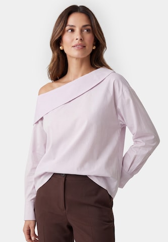 Usha - Blusa en lila: frente