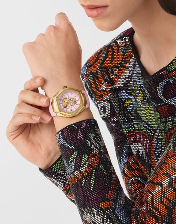 Orologio analogico di Philipp Plein Watches in rosa: frontale