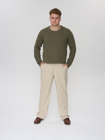 Dxnmxrk Wide Leg Hose 'DXGais' in Beige