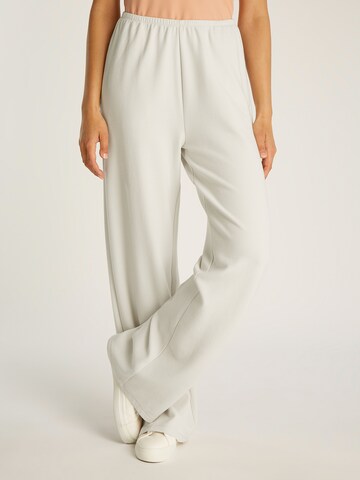 Wide leg Pantaloni di Calvin Klein Jeans in beige: frontale