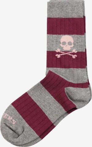 Scalpers Socks in Grey: front