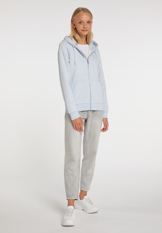 MYMO Zip-Up Hoodie in Blue