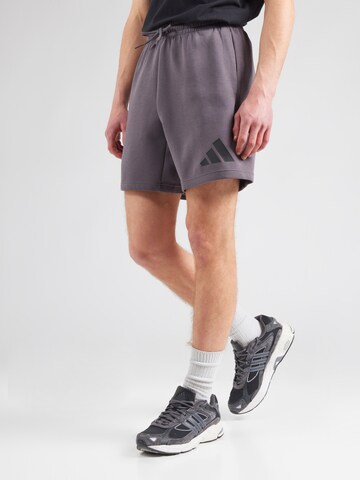 ADIDAS SPORTSWEAR tavaline Spordipüksid, värv hall: eest vaates