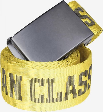 Ceinture Urban Classics en jaune : devant