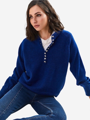 Pull-over 'Pullover' Bianco Lucci en bleu