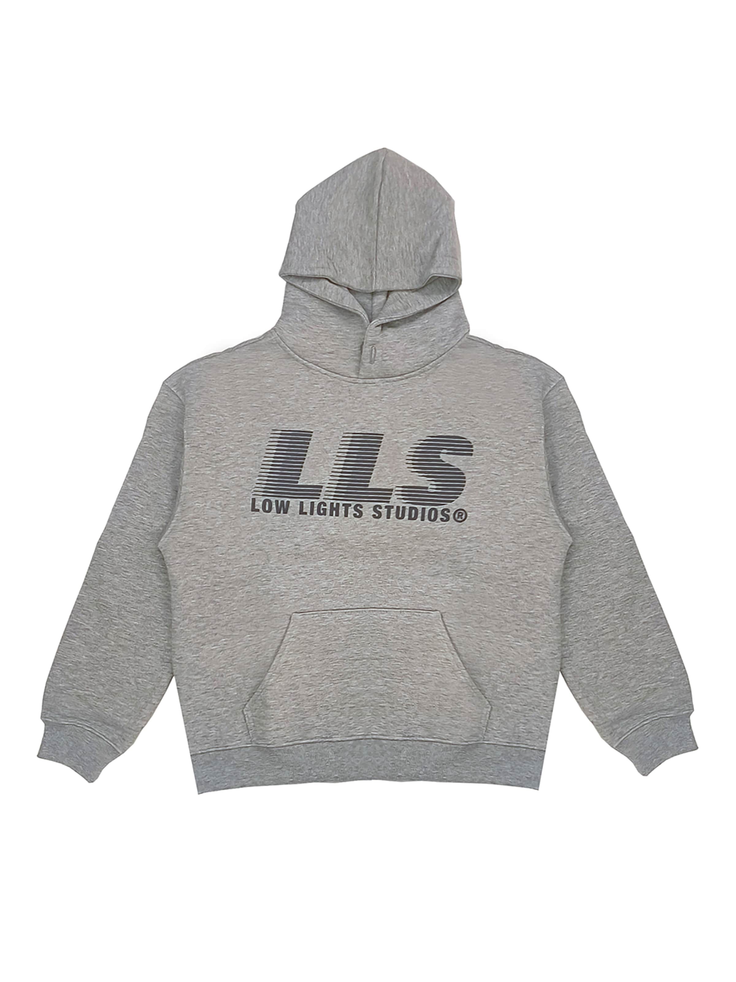 Low Lights Studios Sweatshirt 'Lines' in Grey: front