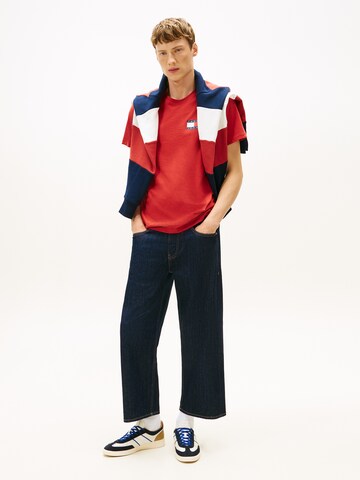 Tommy Jeans T-Shirt 'ESSENTIAL' in Rot