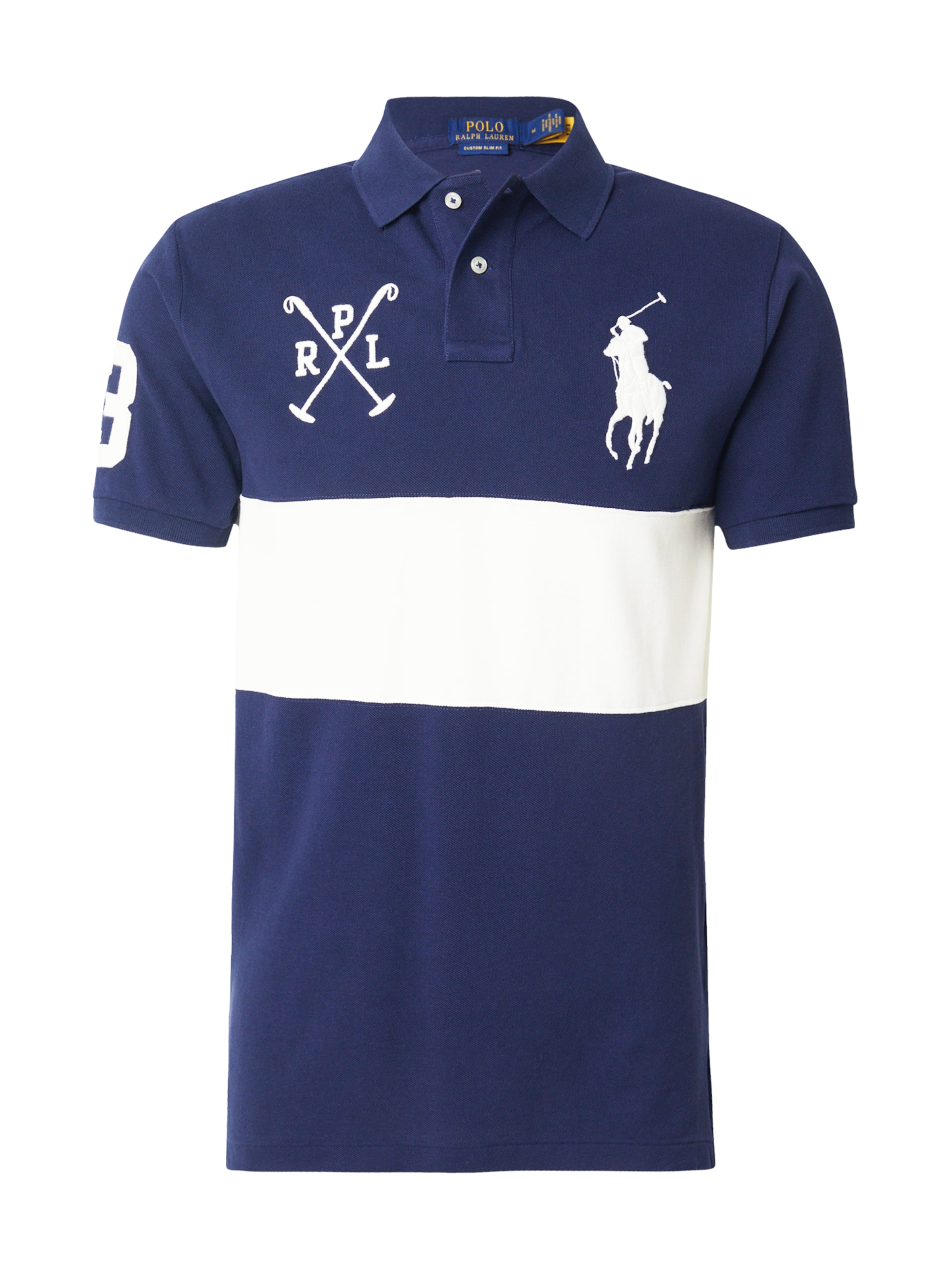 T-Shirt Polo Ralph Lauren en bleu : devant